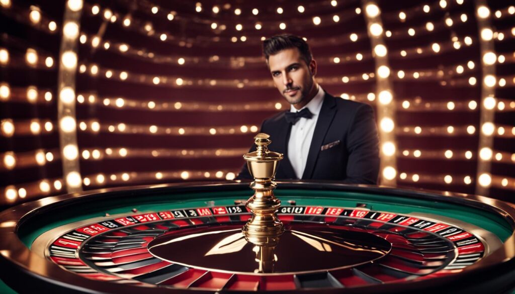 Penyiar live casino Roulette